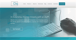 Desktop Screenshot of cliq.com