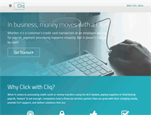 Tablet Screenshot of cliq.com